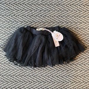 Little kids black tool skirt